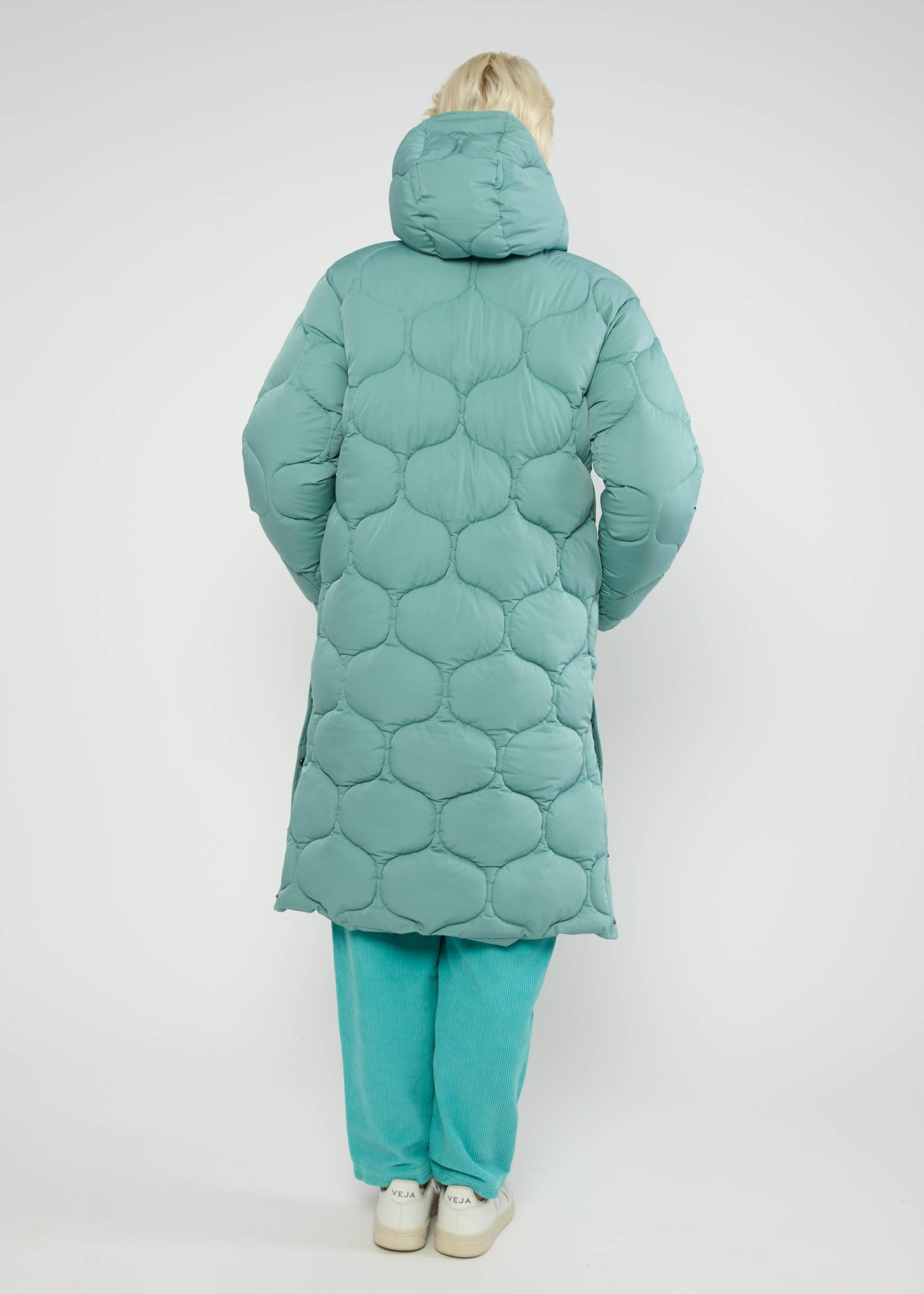 % Blutsgeschwister Wintermantel No Down Mister - cold retro blue