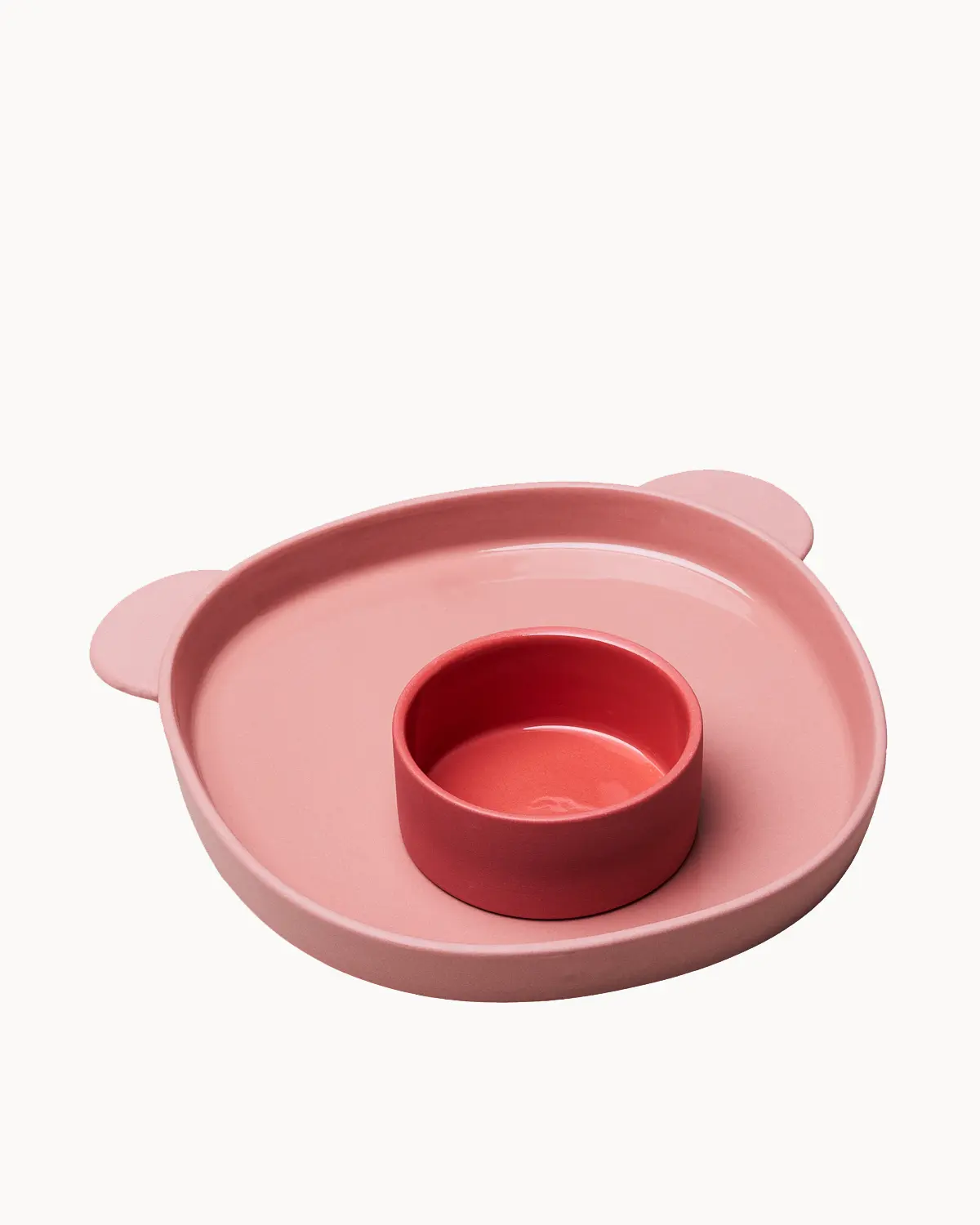 GOOD MOOD Kinderteller- strawberry bear, Porzellan