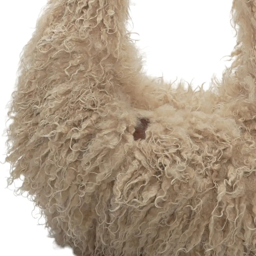 LOT83 Beutel Wuschel Nr. 07, rund , beige