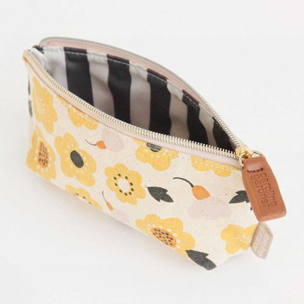 Caroline Gardner kleine Kosmetiktasche ,Floral Cotton Small Makeup Bag Caroline Gardner kleine Kosmetiktasche ,Floral Cotton Small Makeup Bag