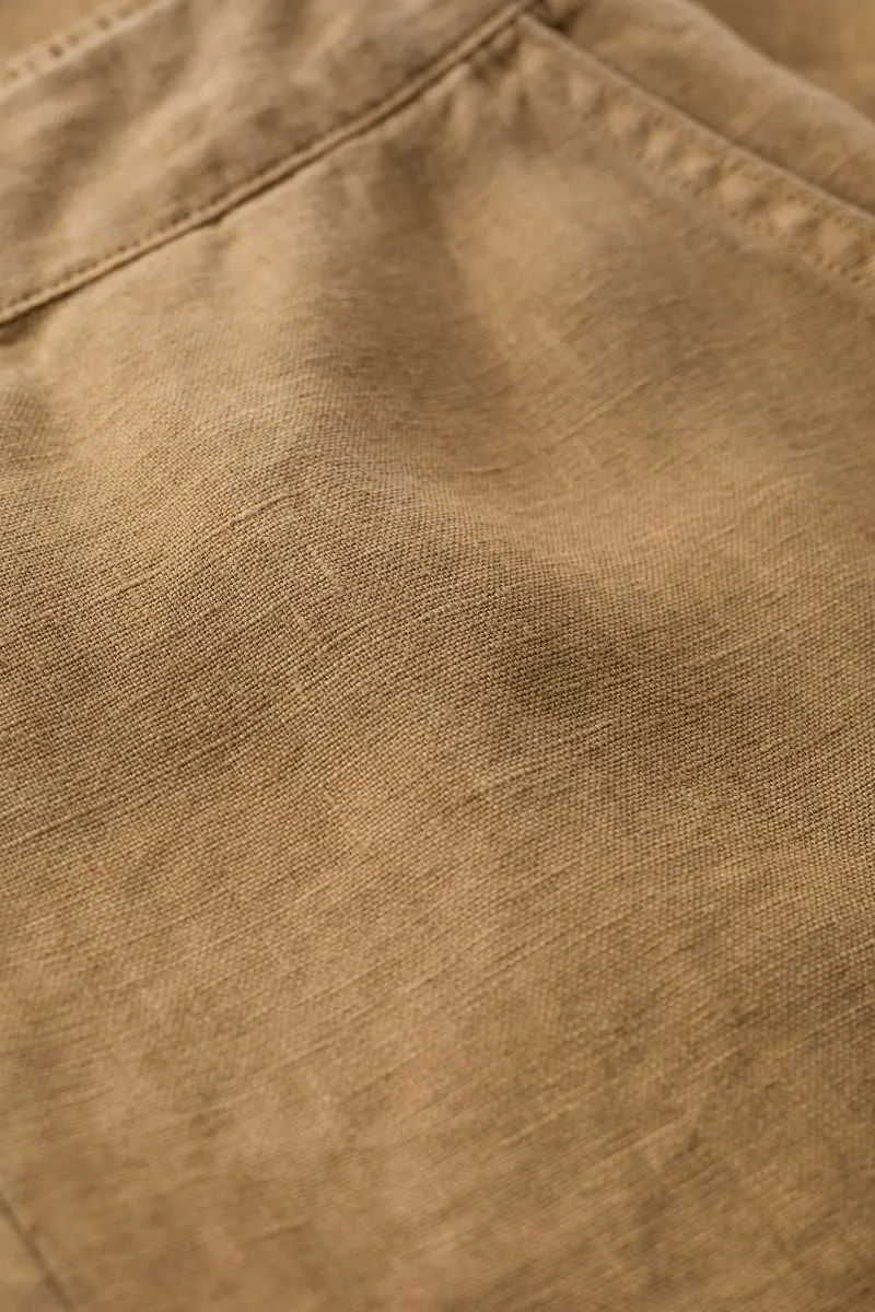 SEASALT CORNWALL Merrivale Linen Culottes, Culotte Hose, Farbe: Sand Dune, 100% Leinen 