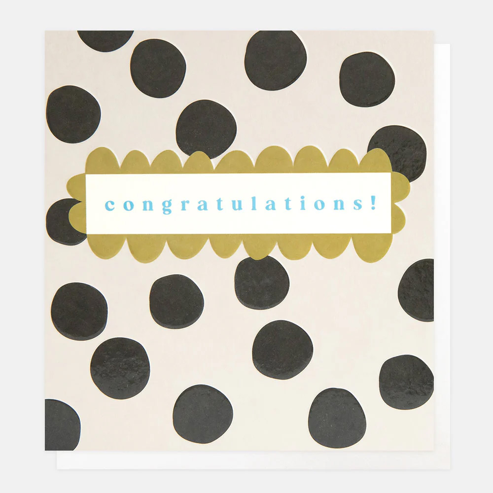Caroline Gardner Glückwunschkarte " Congratulations " von Caroline Gardner , LOT029 