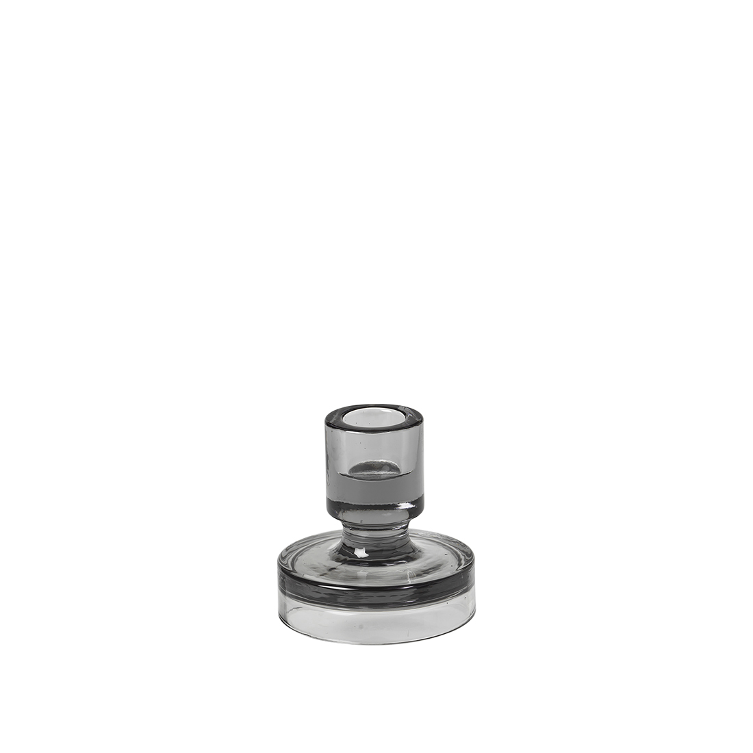 Petra Leuchter Smoke Grey, Glas  H 8 cm  von Broste Copenhagen  