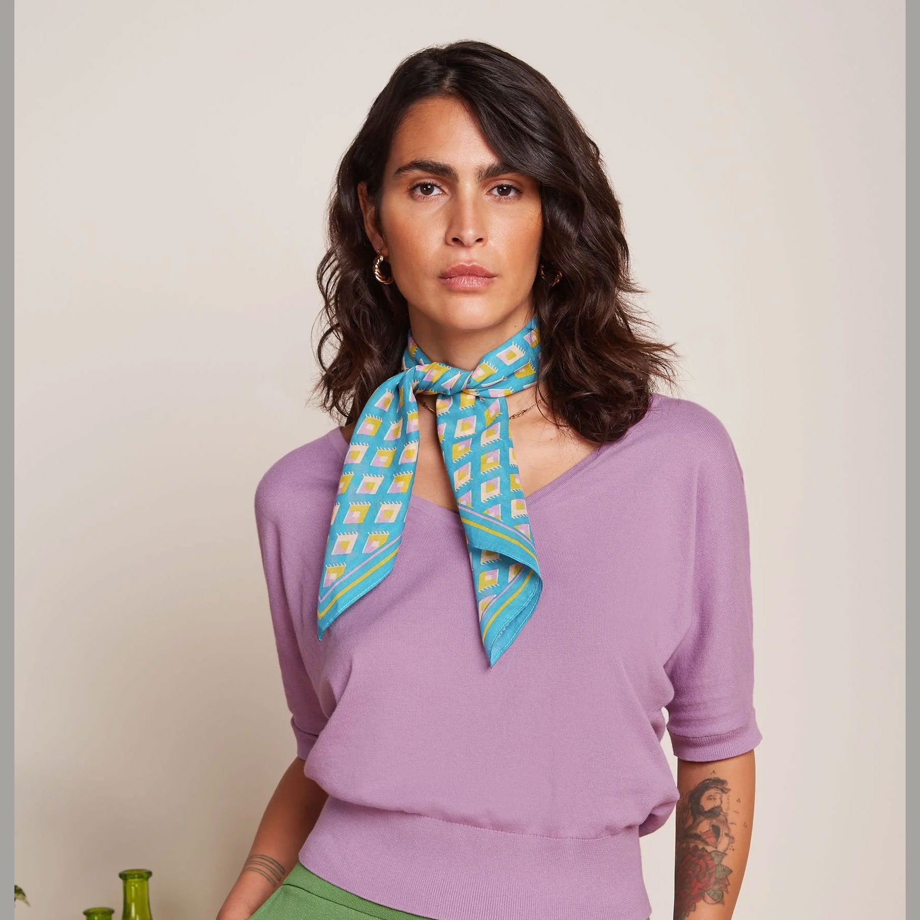 King Louie Tuch Pebble, Farbe Kayaking Green