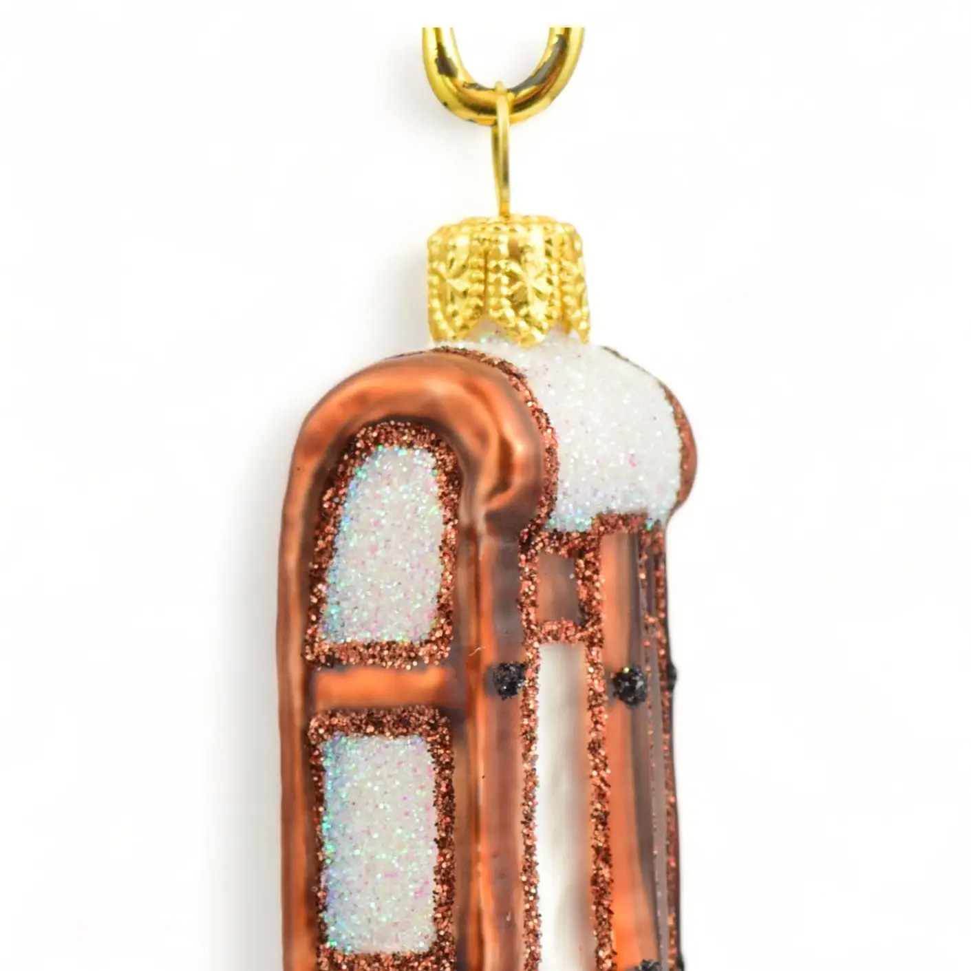 Christbaumschmuck MINI Schlitten mini von der Oberfränkische Glasmanufaktur 