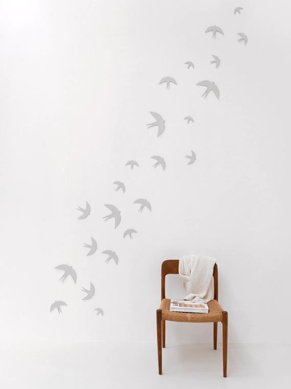 Jurianne Matter SVERM birds - large(3 birds), Bastelset, Vögel groß 3er Set 