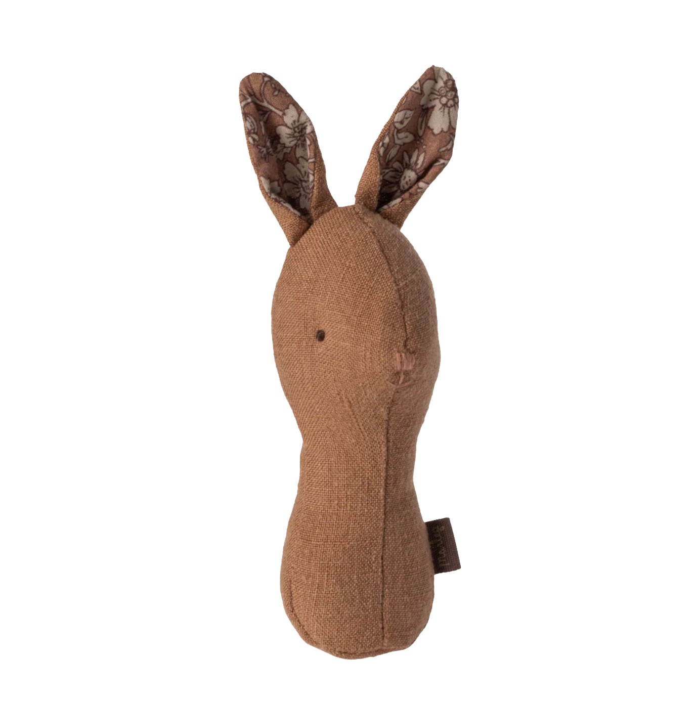Maileg  Kuscheltier-Rassel Hase Rassel -Schokolade, ca. 14,5 cm, Lullaby friends