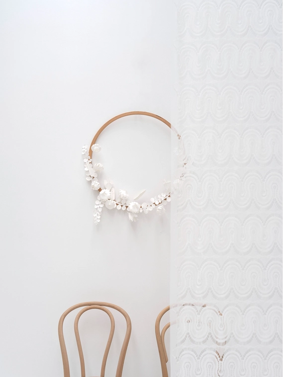 Jurianne Matter FIELD flowers large - WHITE, Bastelset 