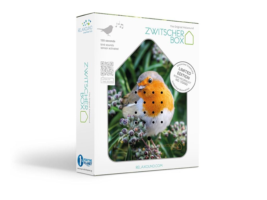 Zwitscherbox Robin Redbreast/ Rotkehlchen von Zwitscherbox  , limitierte Auflage