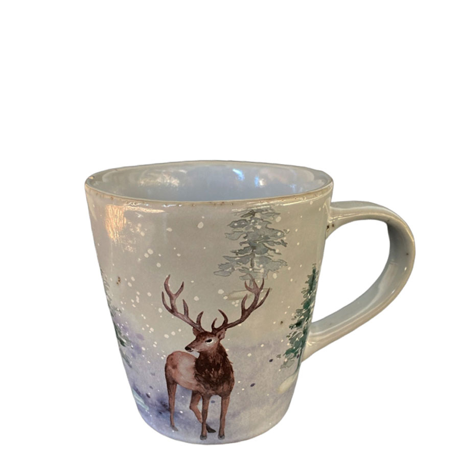 Becher "Winter mit Hirsch" von Miljögården