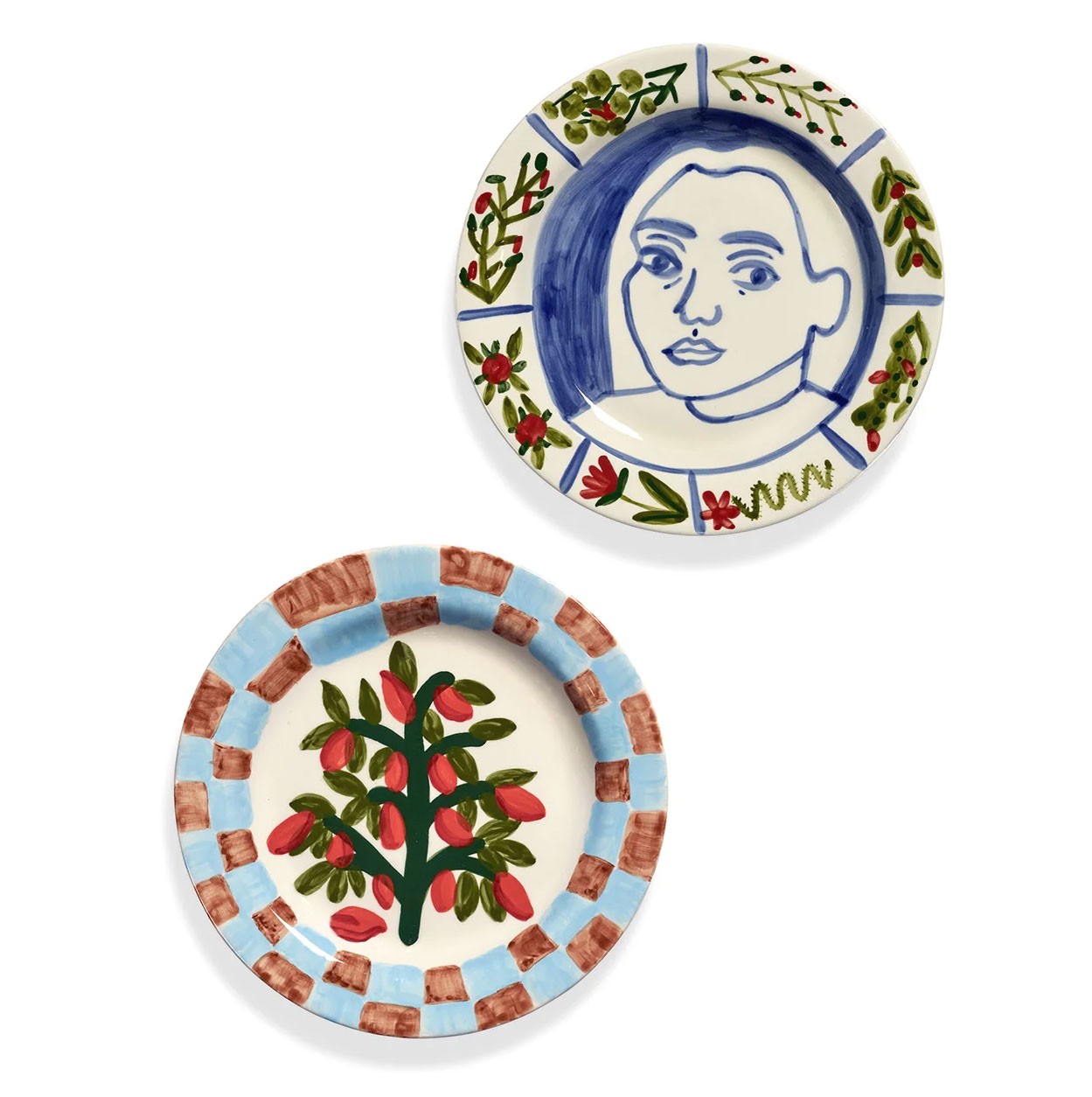 Santiago de Borja Speiseteller Inti Munay 05, 2er Set,  Kollektion Santiago de Borja Tableware von Shurleey
