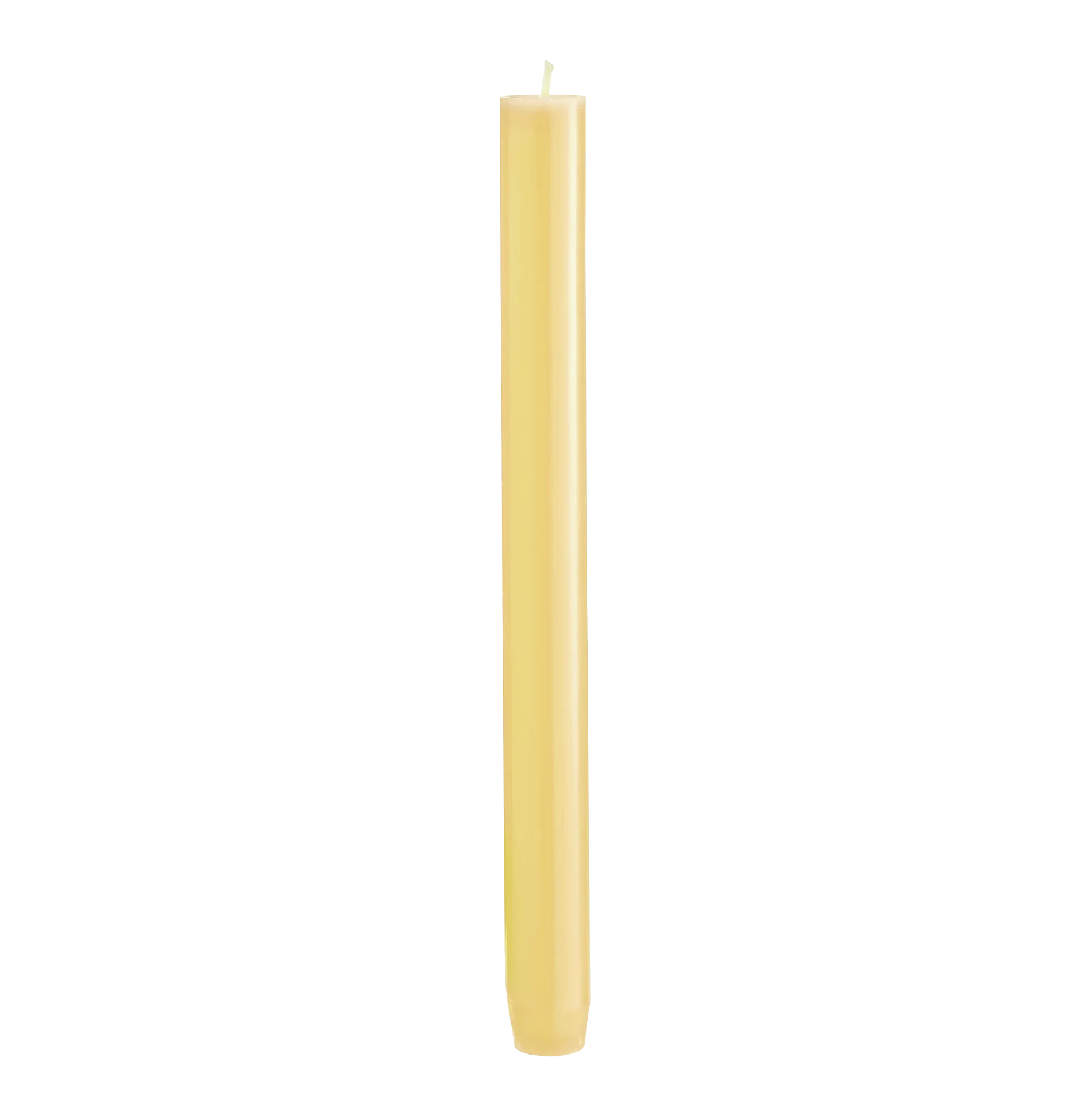 Engels Kerzen  Stabkerze gegossen, Größe D. 2,2 x H 24 cm Zitrone