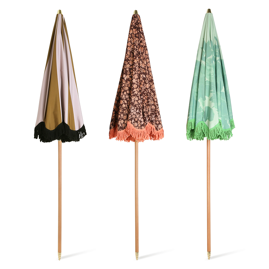DORIS for HKLIVING: beach umbrella vintage floral, Sonnenschirm DORIS for HKLIVING: beach umbrella vintage floral, Sonnenschirm