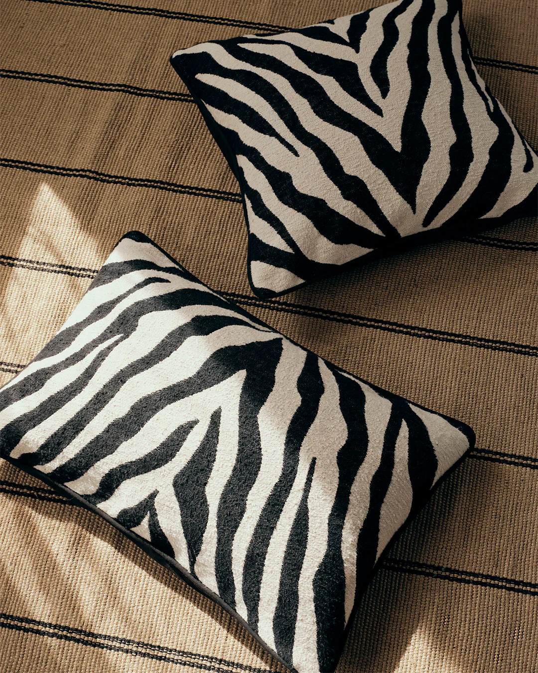 Kissenbezug ZEBRA, ca. 50 x 50 cm,  von Broste Copenhagen, OEKO-TEX®   