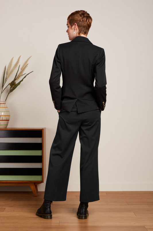 King Louie Hose Frederica Pants Broadway, Farbe: Schwarz