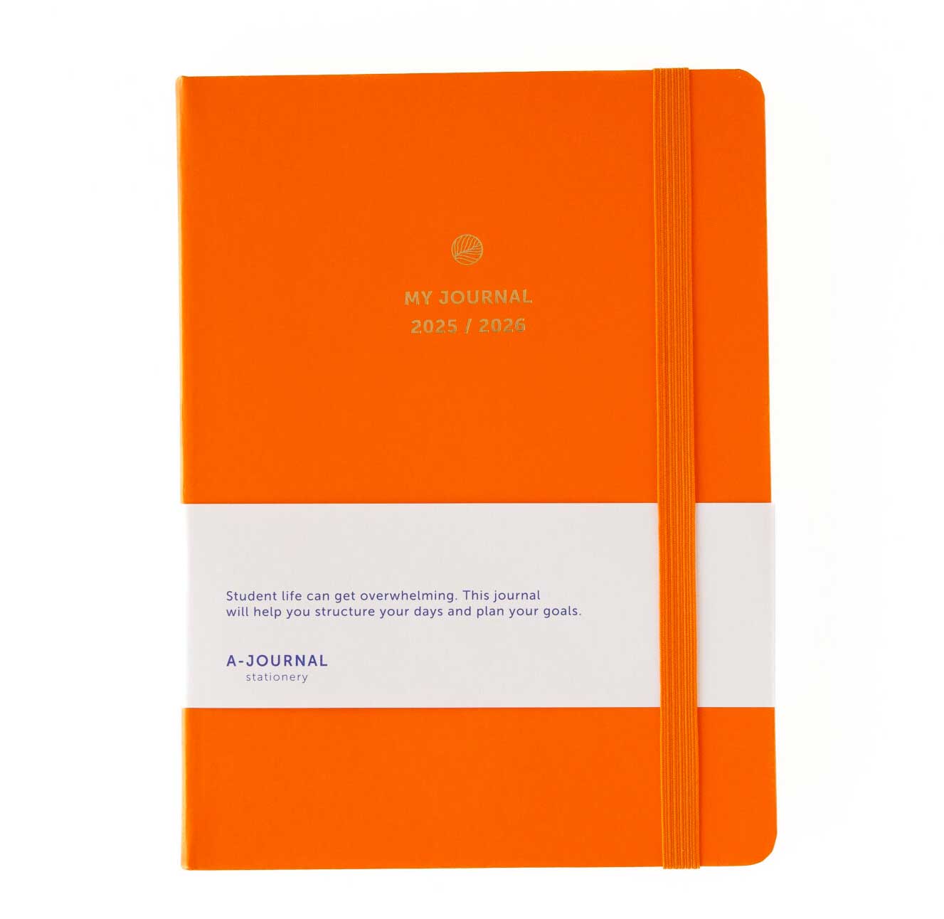 A-Journal My Journal school Diary 2025/2026 Orange,  ca. 21,5 x 16 cm Schulkalender 2025/2026 Orange