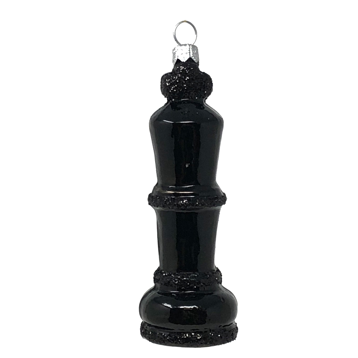 Weihnachtsanhänger Schachfigur - König (schwarz)
