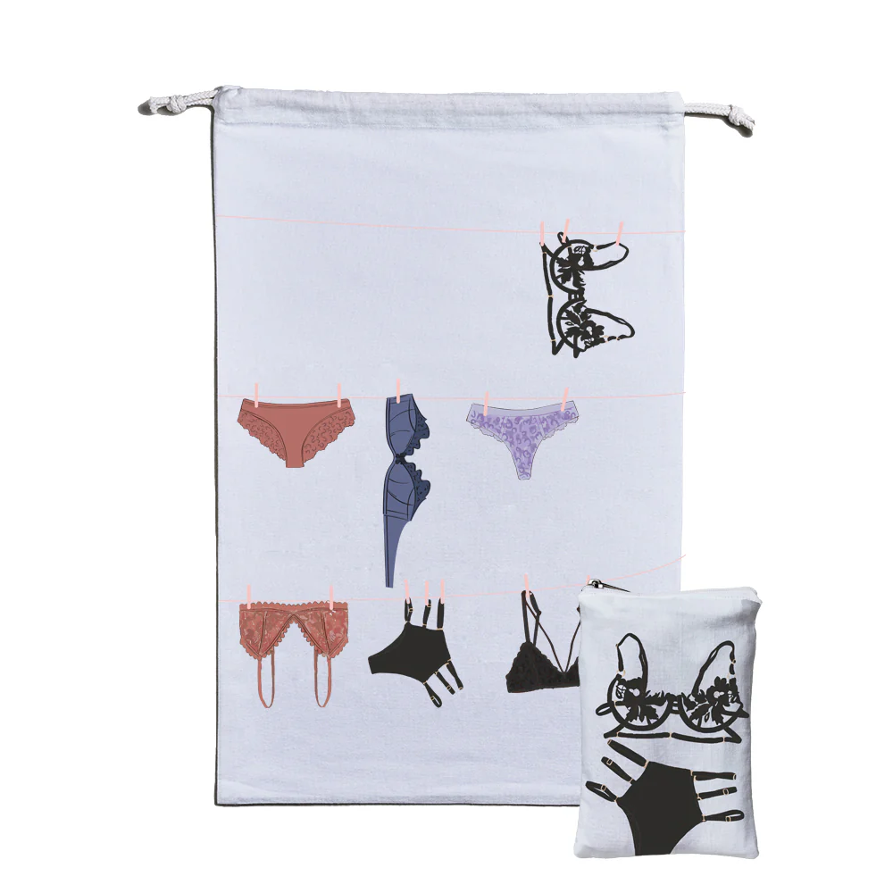 Organic Laundry Bag , Wäschebeutel "Intimates", 40 x 60 cm, Bio-Baumwolle  