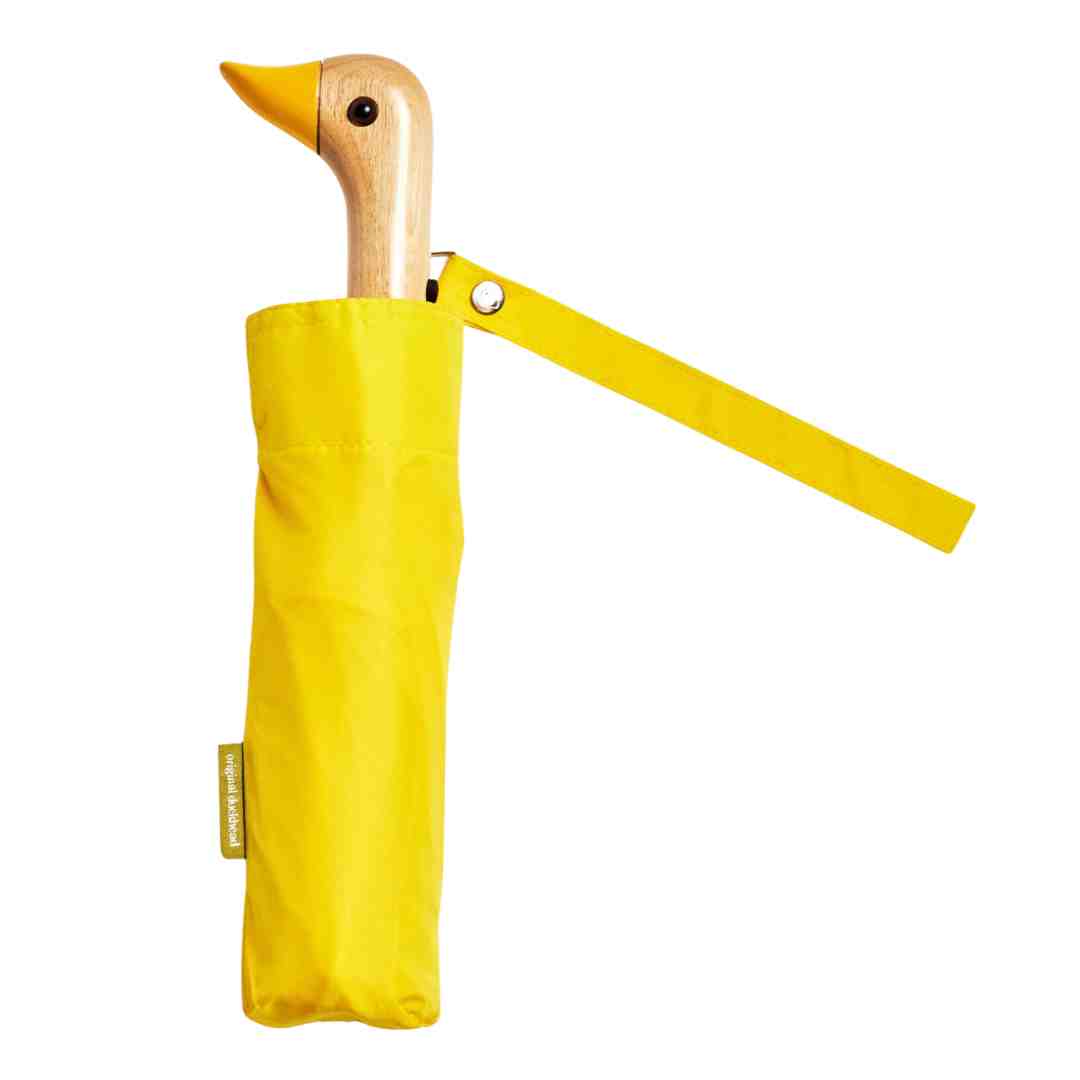 Regenschirm Original Duckhead GELB,  Compact Duck Umbrella  