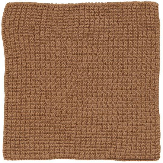 IB Laursen Spüllappen braun gestrickt, ca.25 x 25 cm  