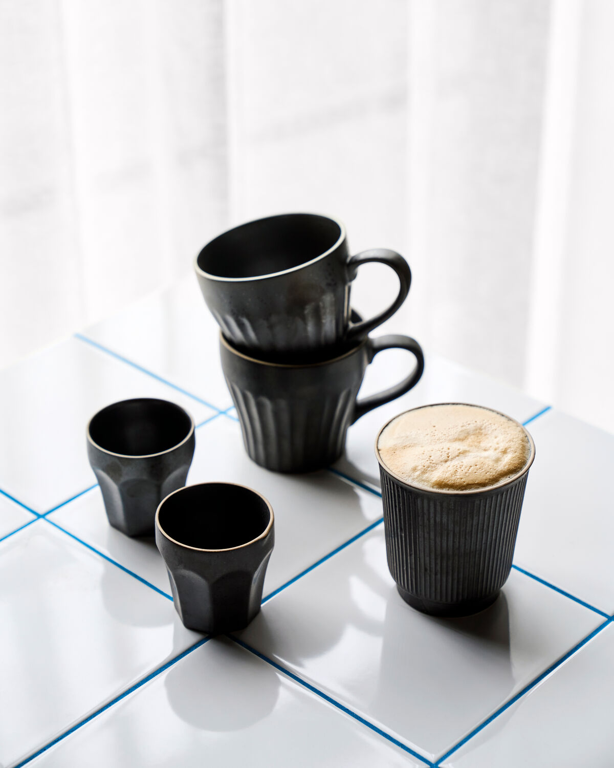 House Doctor Espressobecher BERICA, Schwarz, ca. 6 cm