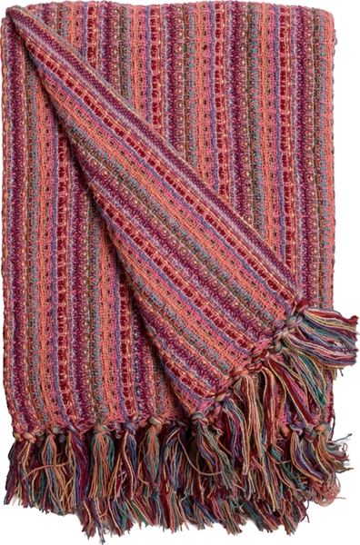 Decke, Multi, pink, 130x170 cm