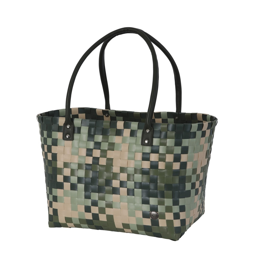 Handed By Mingle - Shopper ,  PU Griffe , Farbe: Forest Green Mix