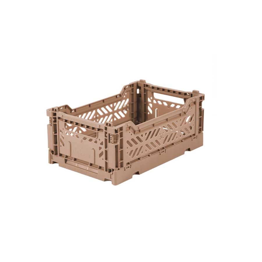 Aykasa Klappkiste mini, Farbe WARM TAUPE von Aykasa, Faltkiste, Klappbox     