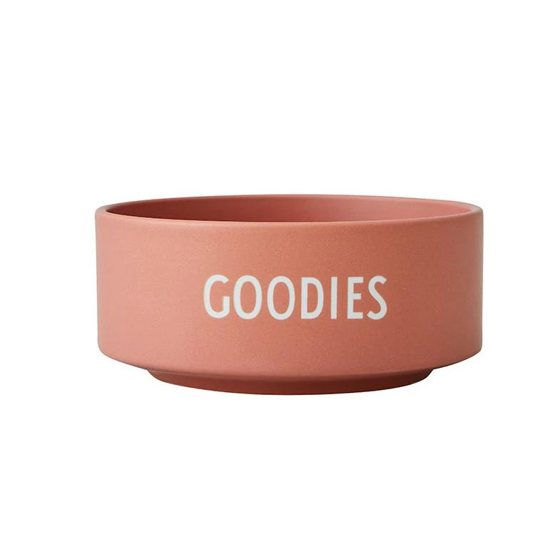 Design Letters Snackschüssel aus Porzellan, GOODIES, Farbe: Nude