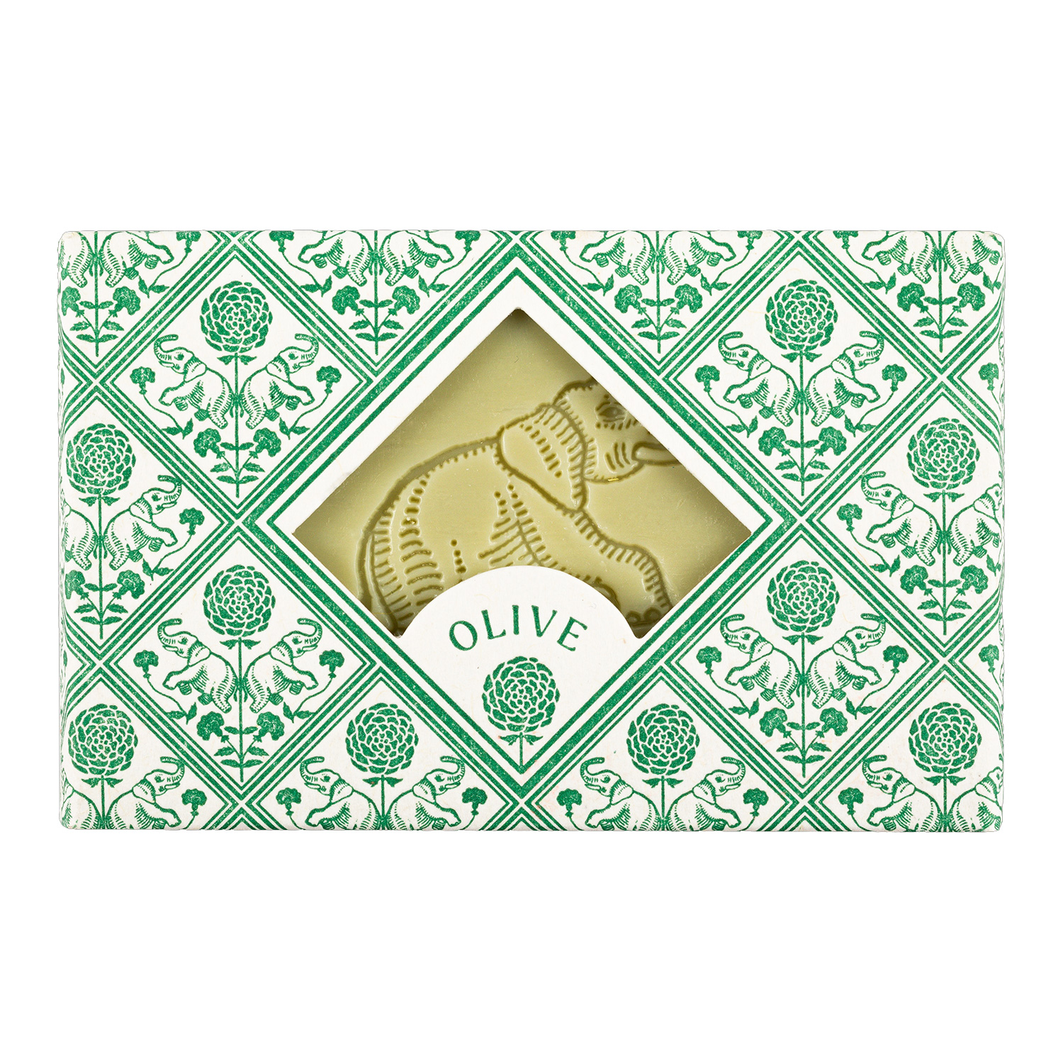 Archivist Gallery Seife Olive L'Elephant , Handseife  150g, Elefant 