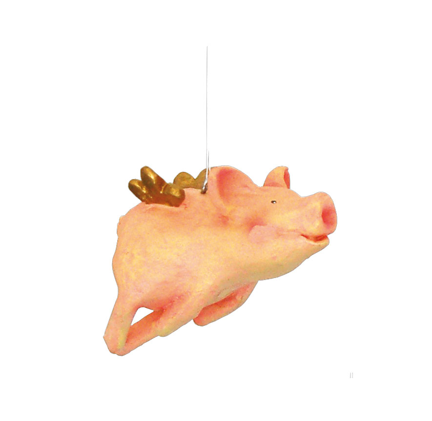 Schweine-Engel, ca. 10 cm