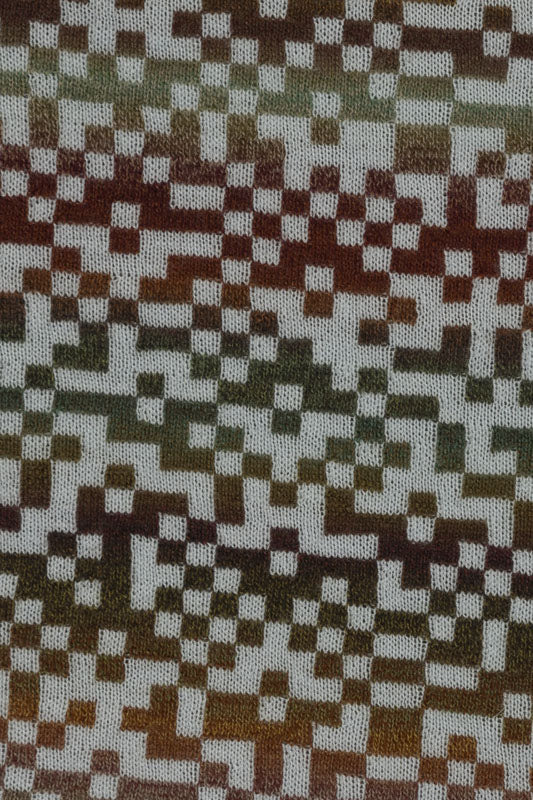 McKernan Handstulpen "RASTER" WINDFALL, ca. 27 x 8 cm, 100% feine Wolle, Pulswärmer
