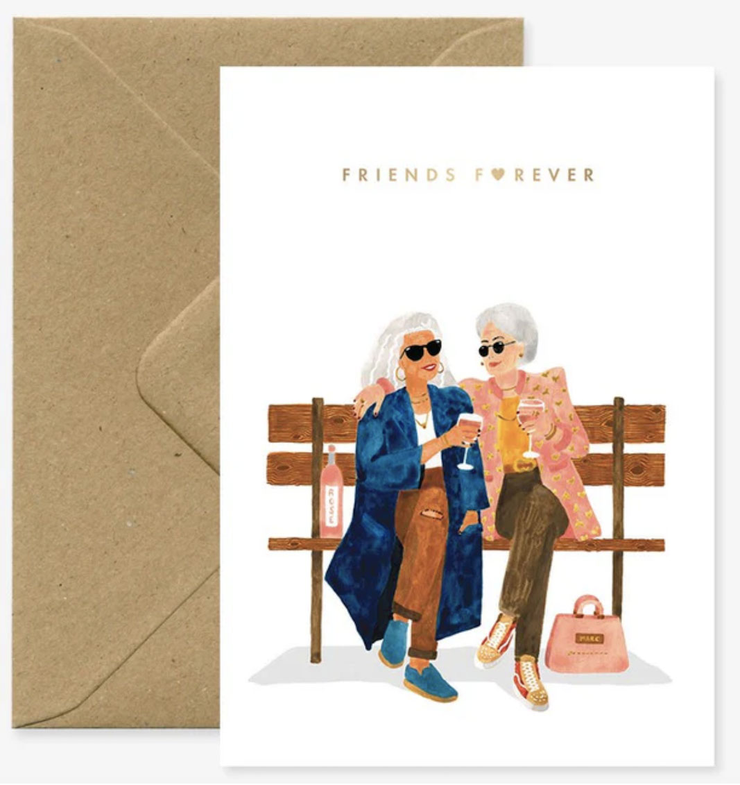 Grußkarte Friends forever - Love & Friendship von  ALL THE WAYS TO SAY , Freundschaft