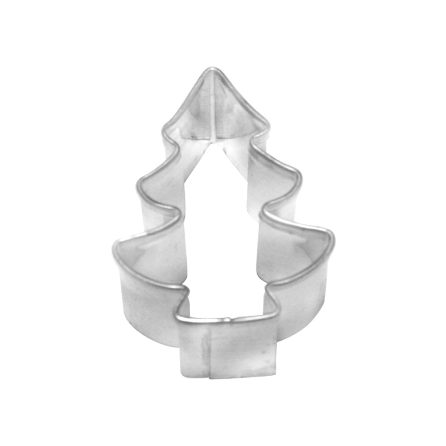 AusstecherleTannenbaum 4 cm, Edelstahl von Birkmann, Prägeausstecher, Ausstechform