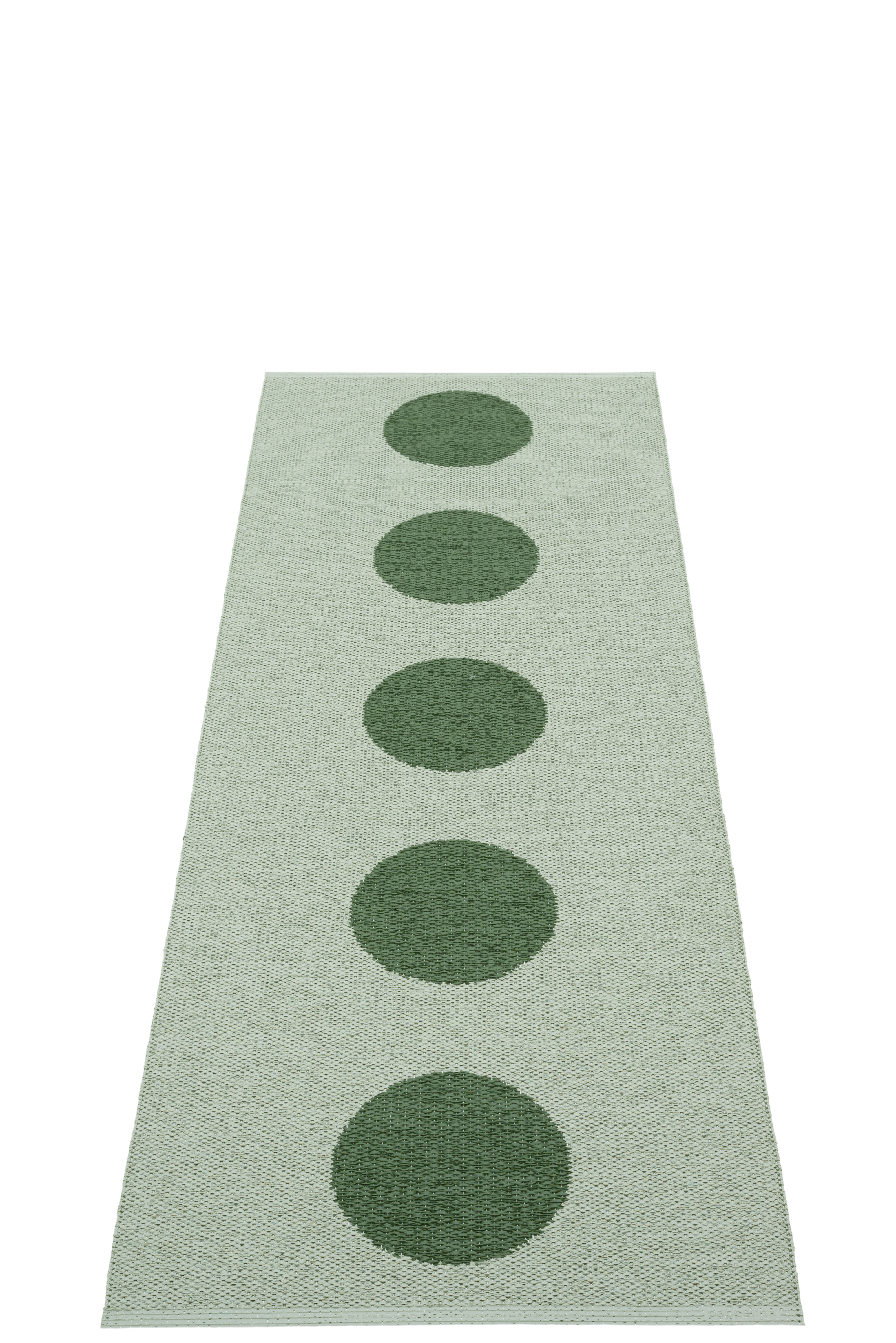 pappelina Teppich VERA POP LEAF MISTY MINT , ca. 70 x 200 cm