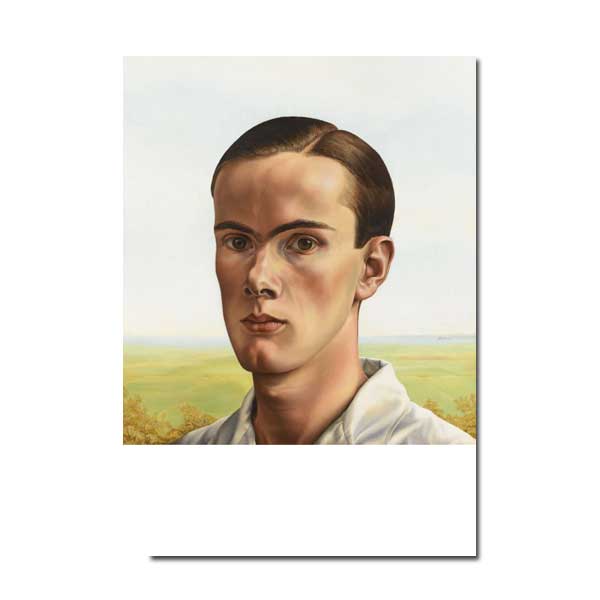 Postkarte Edgar Fernhout Selbstporträt    Kunst  