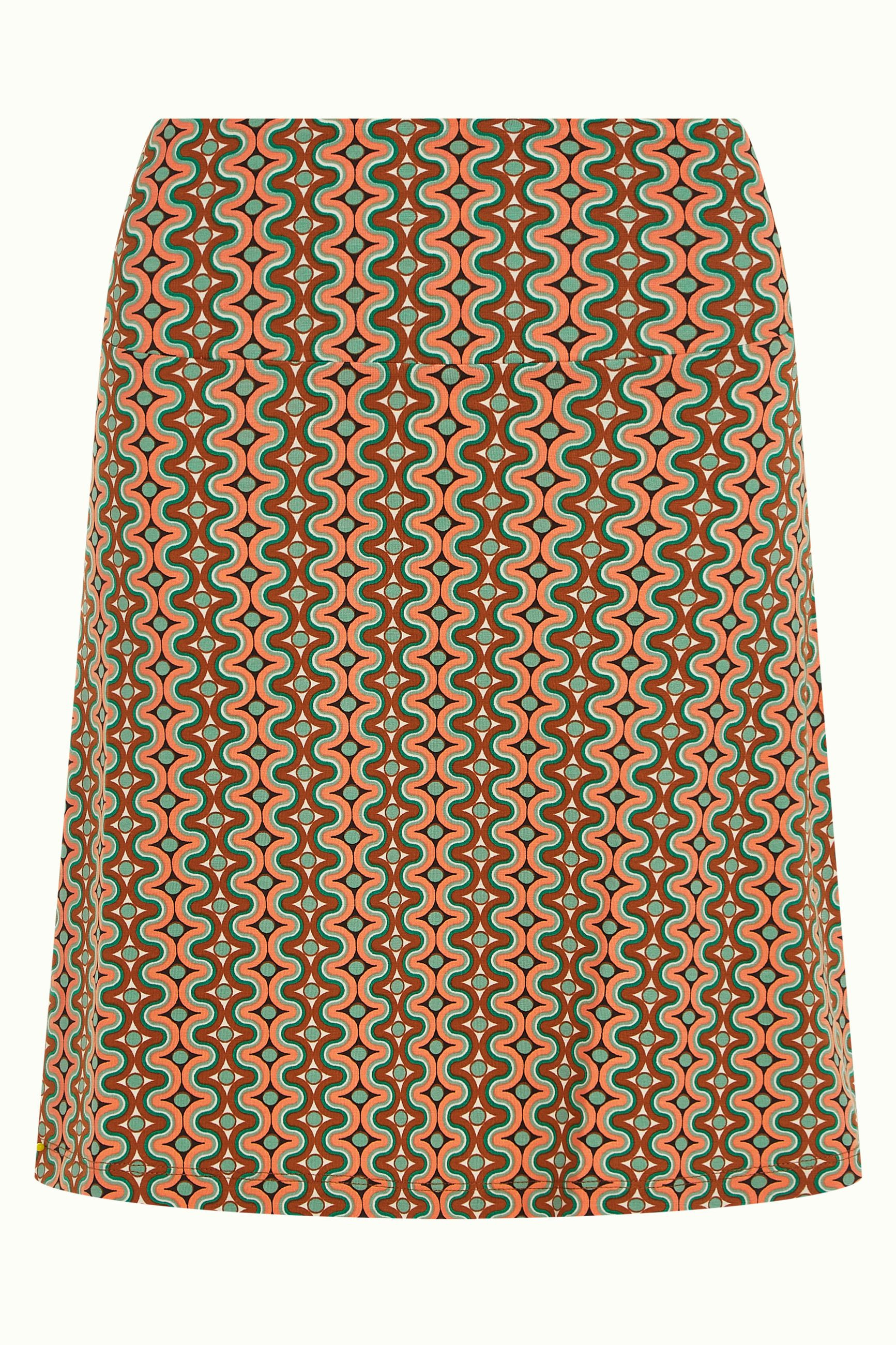 King Louie Border Skirt Twisted, Farbe: Black, Rock