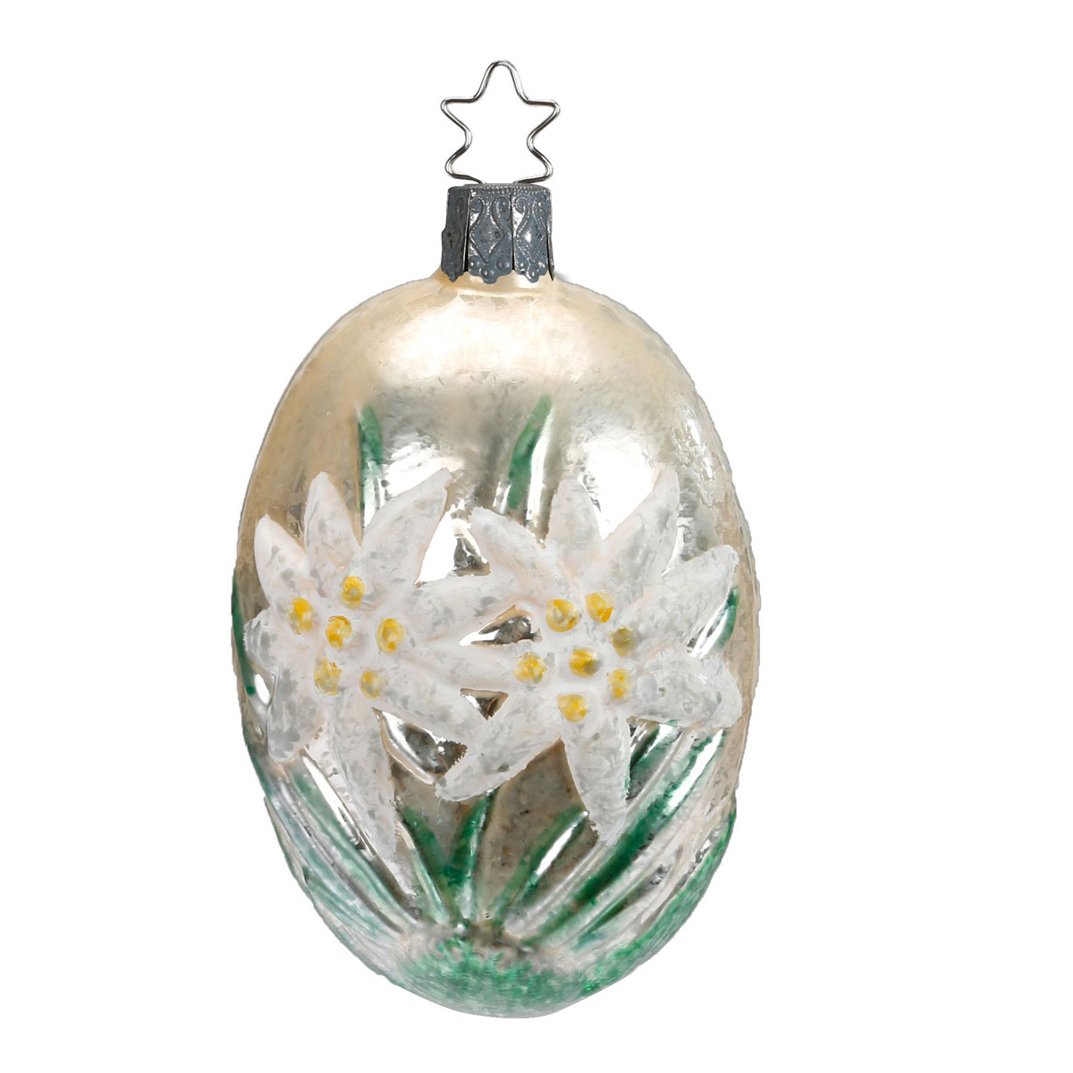 Inge Glas Christbaumschmuck Edelweißornament, Nostalgie