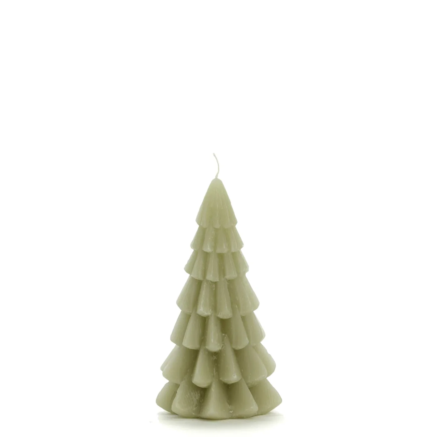 Weihnachtskerze Tannenbaum, klein,ca. 12 cm x D 6,3 cm