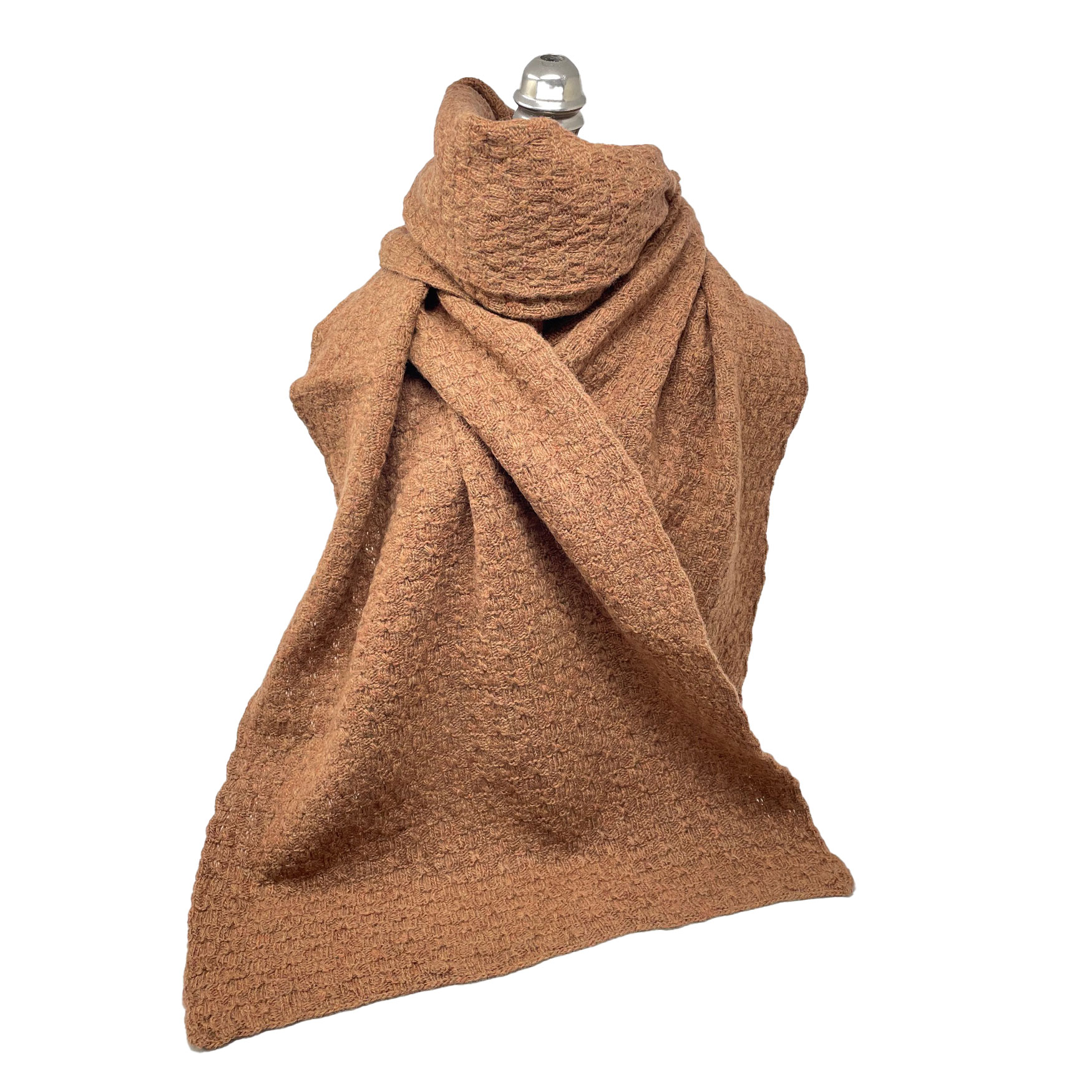 McKernan Schal "TUCKER" PECAN,   ca. 38 x 185cm , 100 % Wolle  