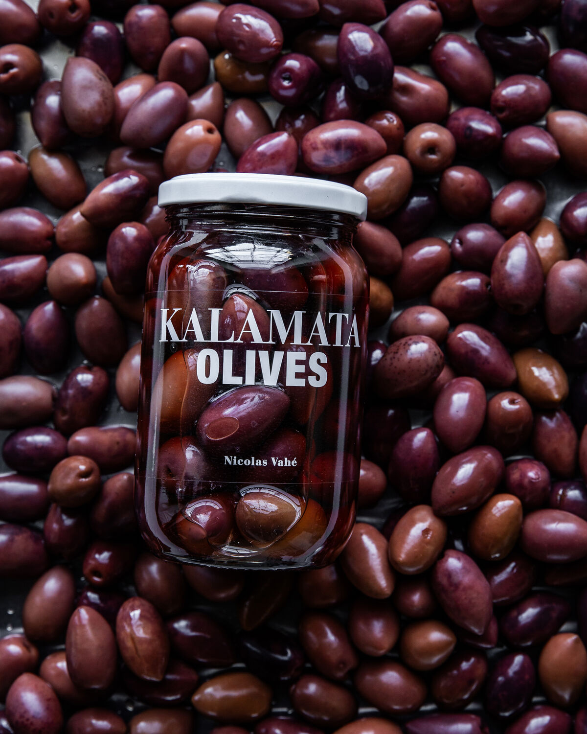 Nicolas Vahe Olives, Kalamata, 370 g, Nicolas Vahe Oliven Kalamata