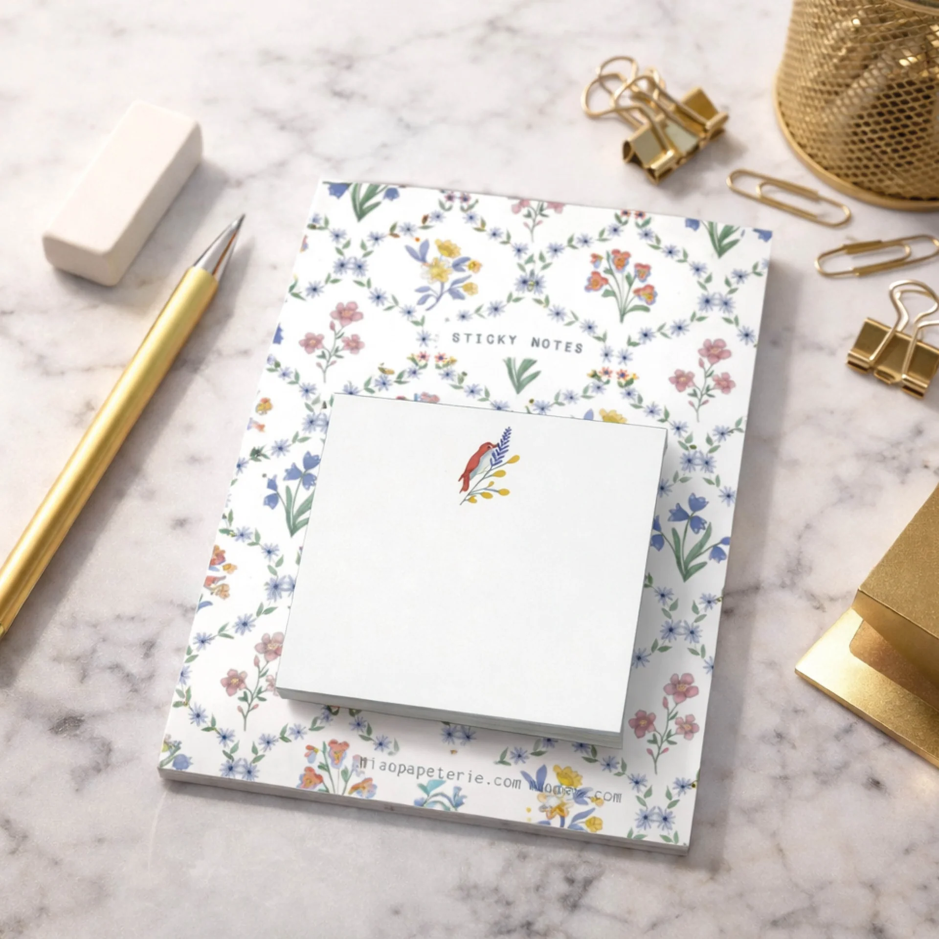 MIAO Sticky Notes mit Vogel