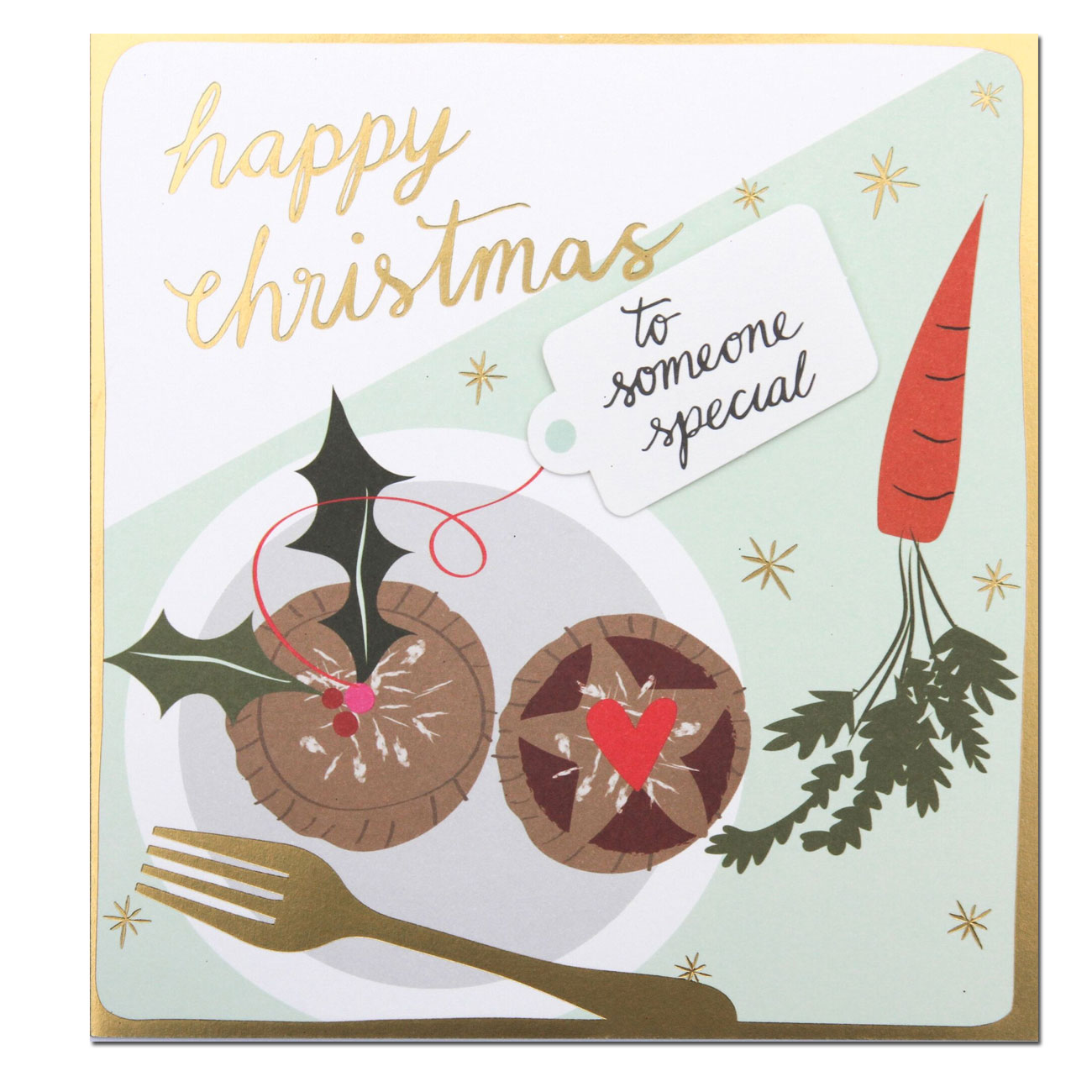 Caroline Gardner XL Weihnachtskarte  "happy christmas...to someone special"