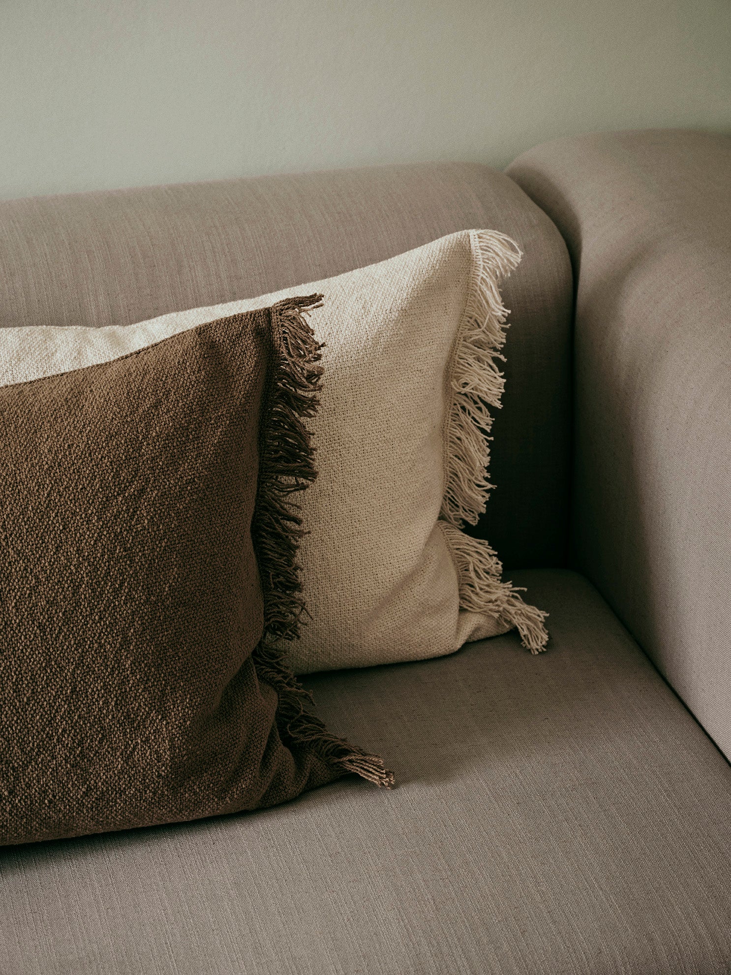 Kissenbezug EBBA, ca. 40 x 60 cm, Light Beige von Broste Copenhagen, OEKO-TEX® 