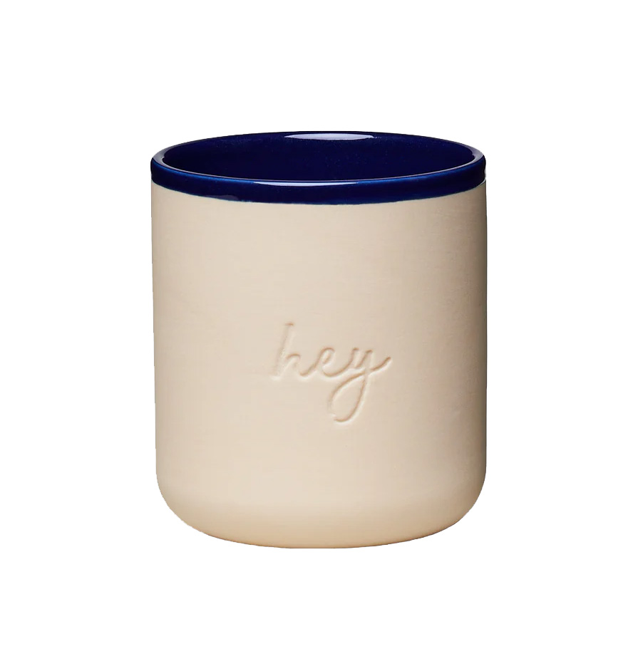 GOOD MOOD Porzellantasse - hey , 380 ml, Becher