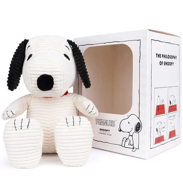 The Peanuts Snoopy Cord in Geschenkbox,Creme , ca. 27 cm