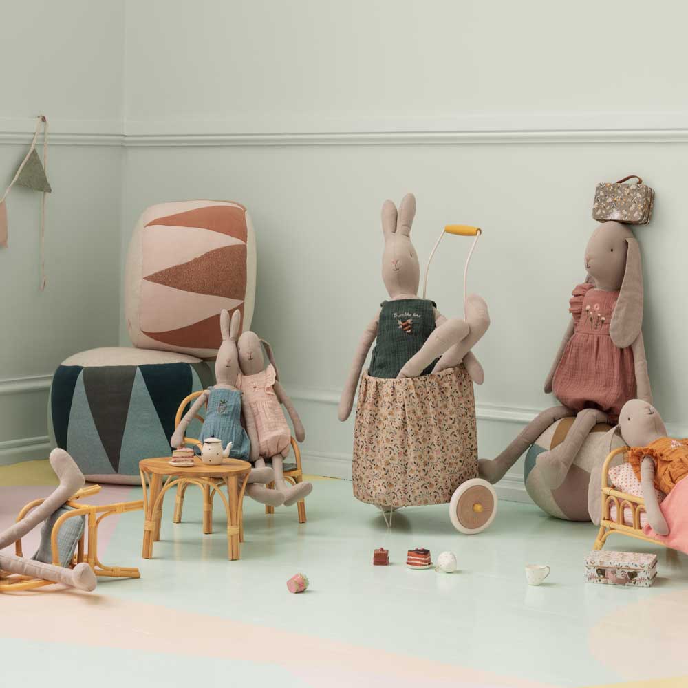 % Maileg Sitzpuff Trommel mint mittel, D. ca. 30 cm, Ausstellungsstück