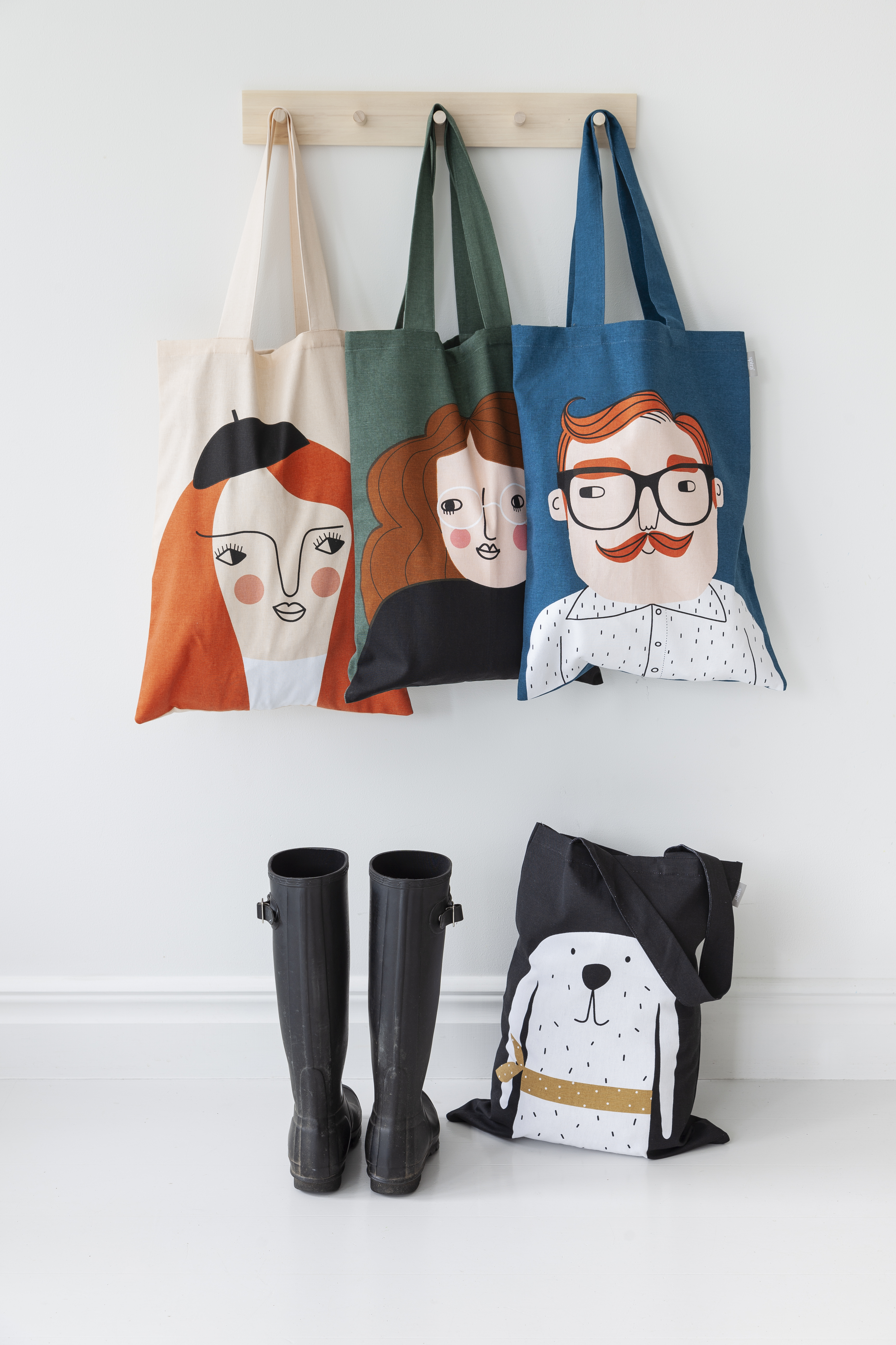 Spira of Sweden Stofftasche BODIL , Frau 