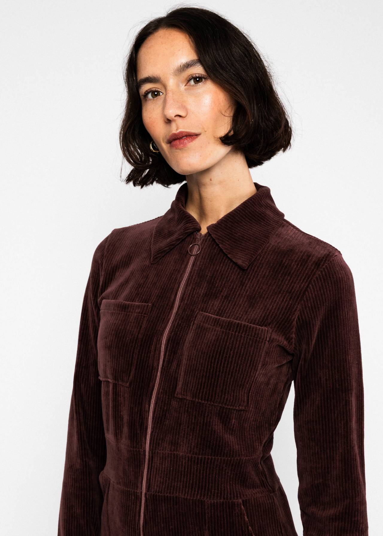 Blutsgeschwister Jumpsuit Jolly Molly brown grape taste