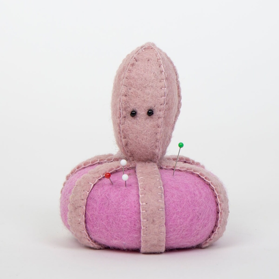 Nadelkissen Octopus, HANDGEFERTIGT & FAIR TRADE